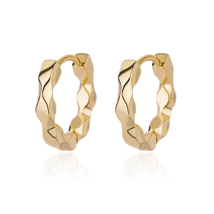 304 Stainless Steel 18K Gold Plated Earrings