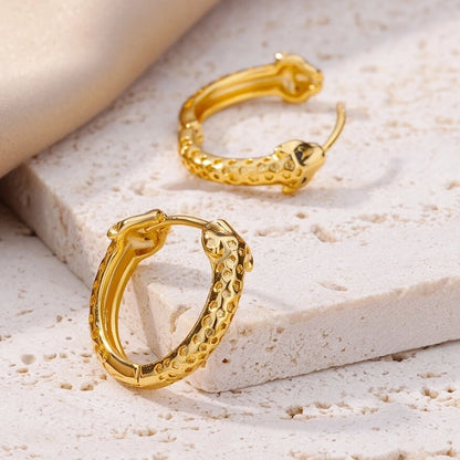 304 Stainless Steel 18K Gold Plated Earrings