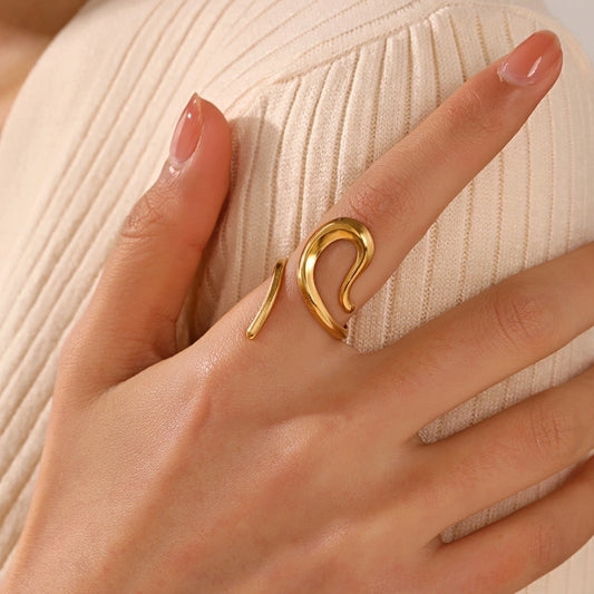 Curves 18K Gold Plated rings