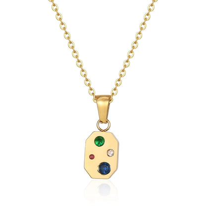 18K Gold Plated Vero Necklace Pendant