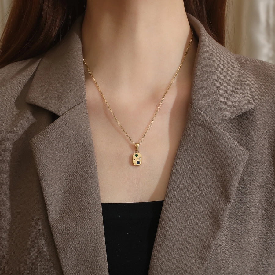 18K Gold Plated Vero Necklace Pendant