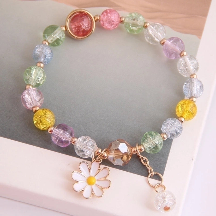 Crystal Bracelet with charms (Random color)